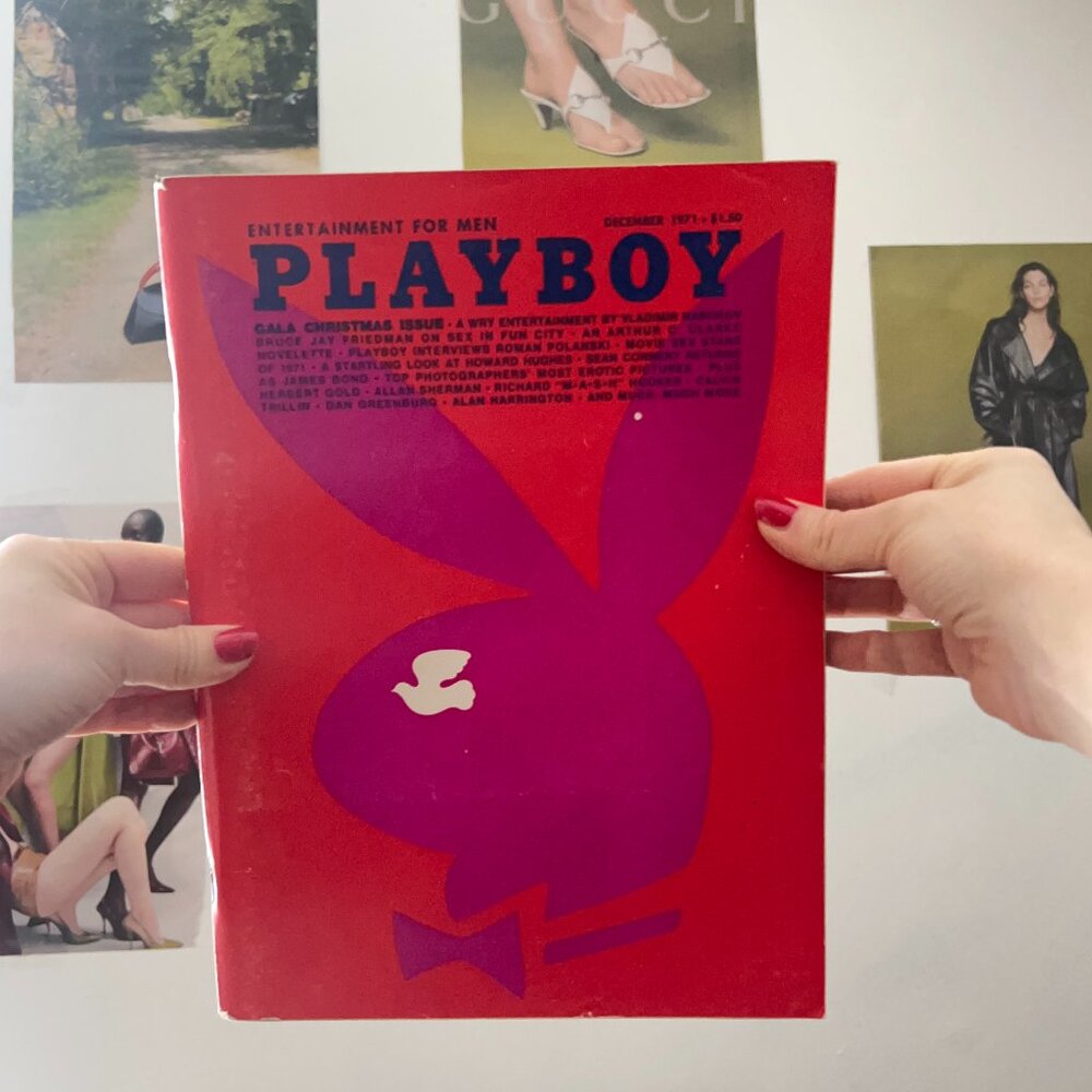 Vintage Playboy Special Edition December 1971 Home Decor Art Memorabilia